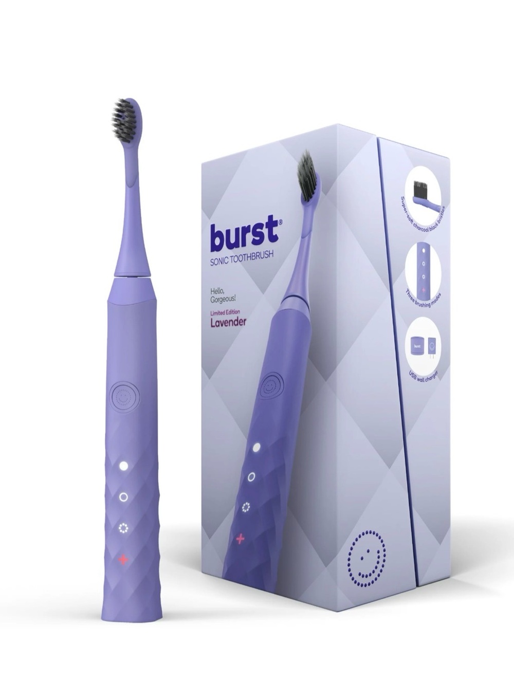 Burst Lavender Sonic Toothbrush - Lavender